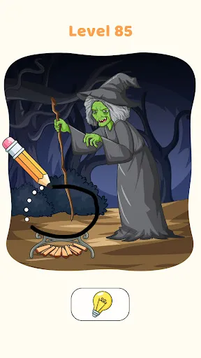 Gameplay screenshot 3 from Complete Puzzle: Draw One Part - Puzzle game